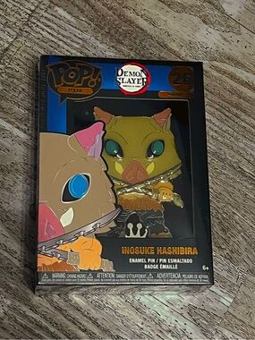 New Demon Slayer Inosuke Hashibira Funk Pop Enamel Pin